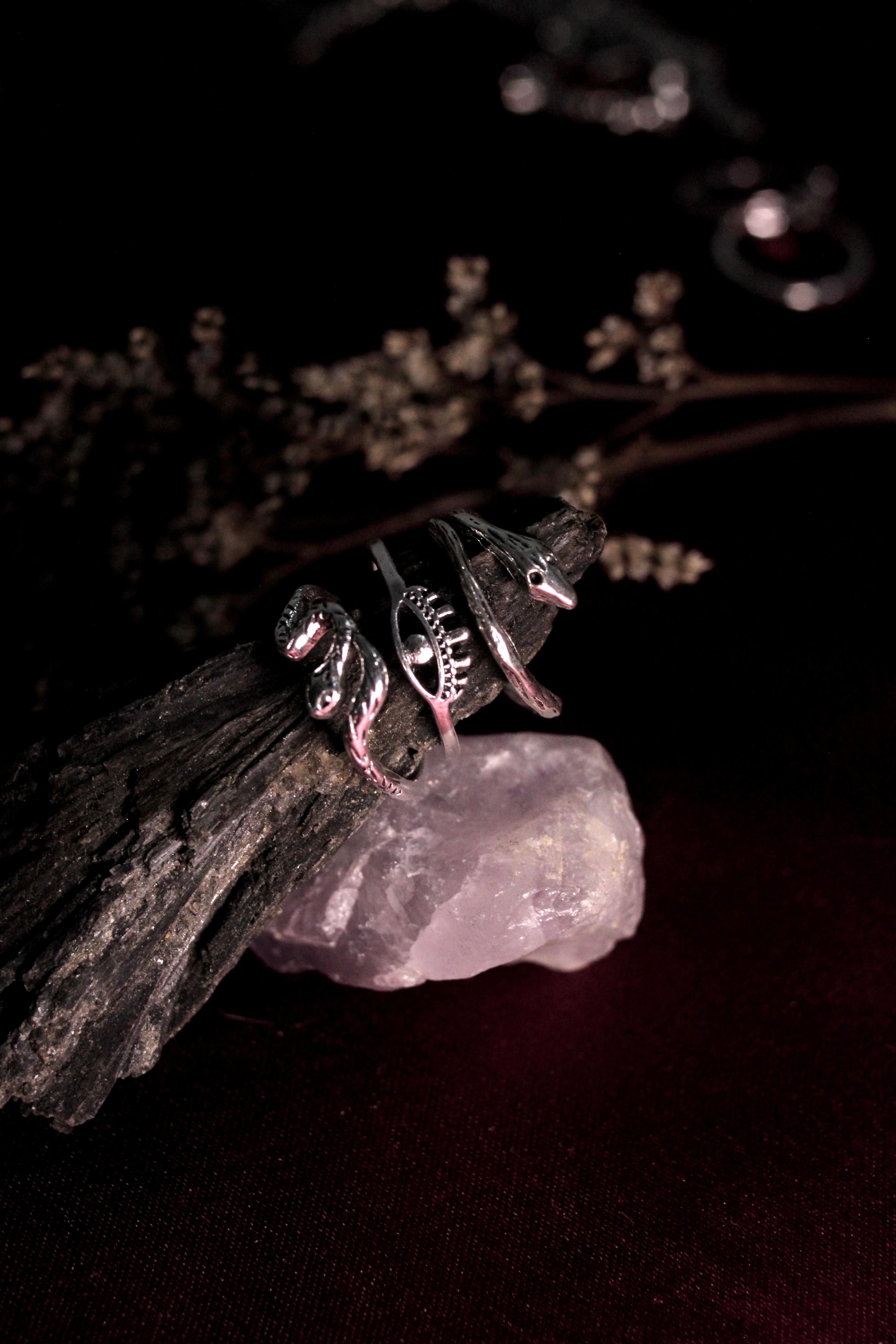 Twilight Serpent Rings