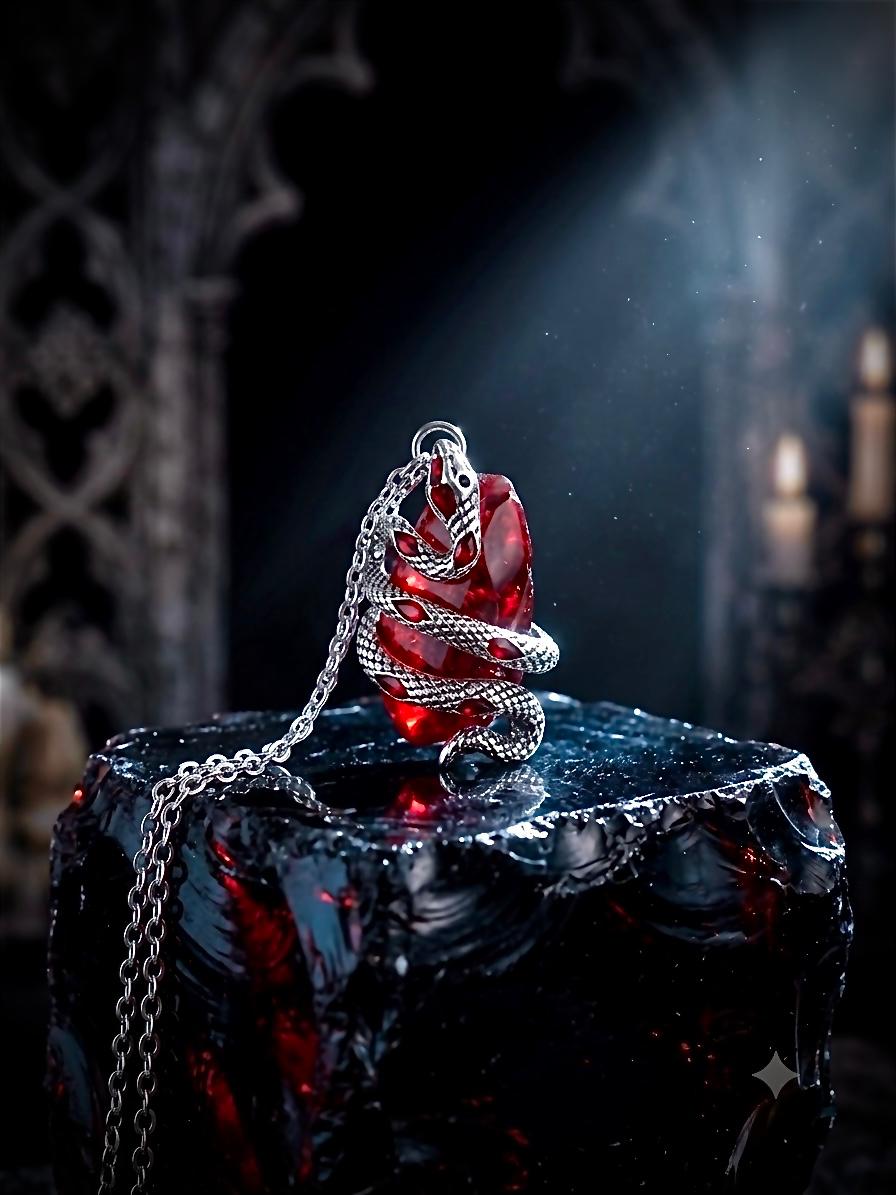 Necklace - Heart of the Scarlet Serpent
